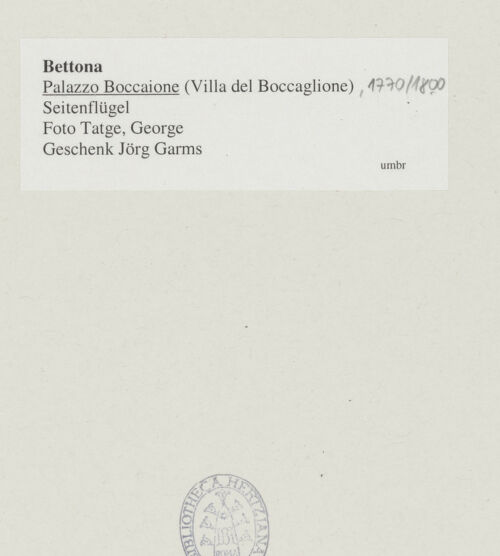 Rückseite von bh537657_recto