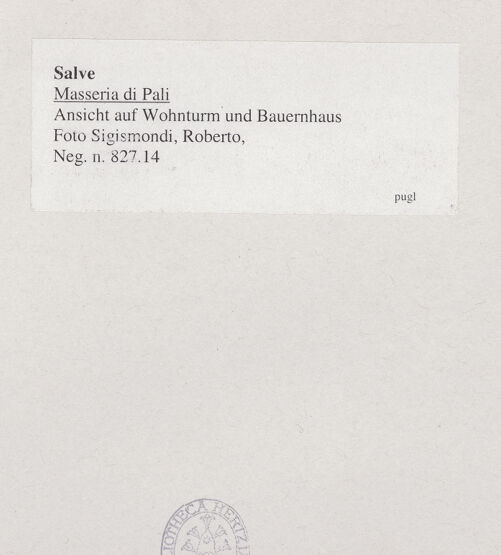 Rückseite von bh537686_recto