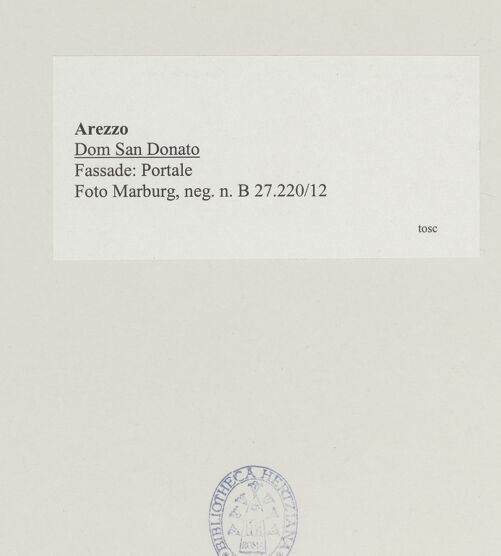 Rückseite von Foto Marburg [https://www.deutsche-digitale-bibliothek.de/content/lizenzen/rv-ez/] DuomoWestfassade - Portalzone, bh537985_recto. Foto: Gloc, Jan.