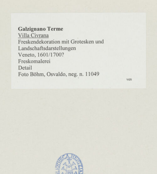 Rückseite von bh538604_recto