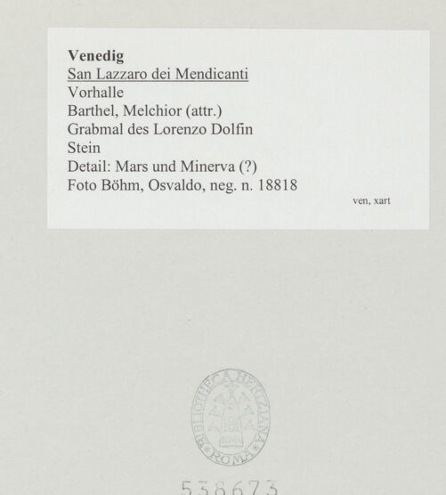 Rückseite von bh538673_recto