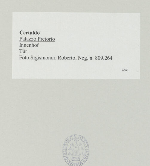 Rückseite von bh538794_recto