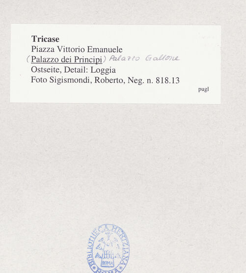 Rückseite von bh540545_recto