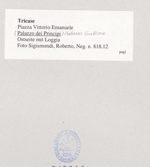 Rückseite von bh540546_recto