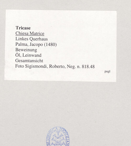 Rückseite von Sigismondi, Roberto [https://www.deutsche-digitale-bibliothek.de/content/lizenzen/rv-fz/] Altare della Deposizione dalla Croce - Gesamtansicht, bh540587_recto. Foto: Sigismondi, Roberto.