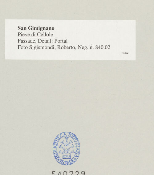 Rückseite von bh540729_recto