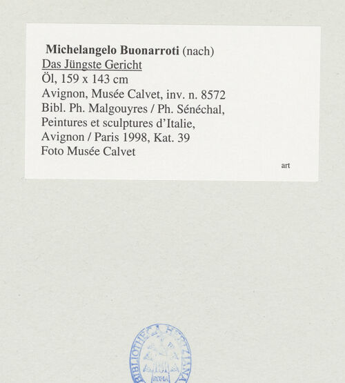 Rückseite von bh540909_recto