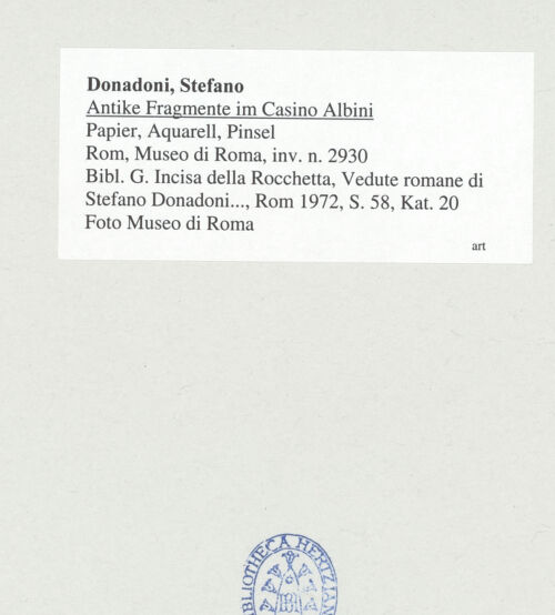 Rückseite von bh541121_recto