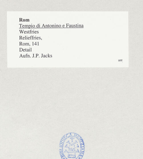 Rückseite von bh541274_recto