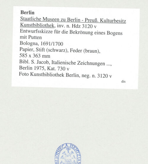 Rückseite von bh541635_recto