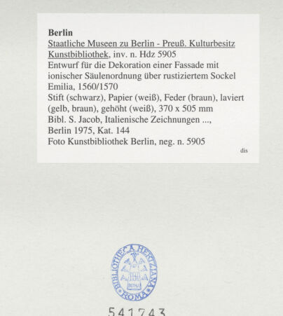 Rückseite von bh541743_recto