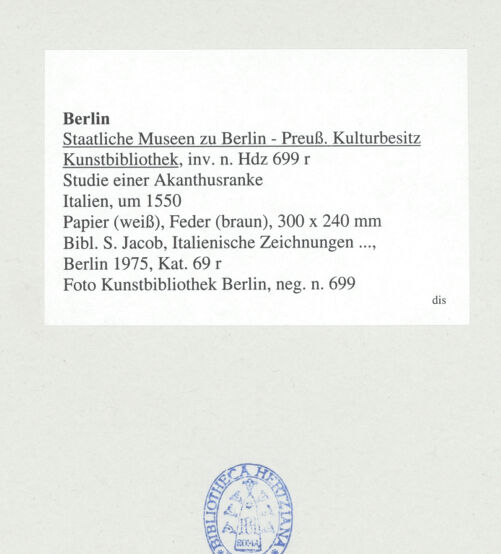 Rückseite von bh541789_recto