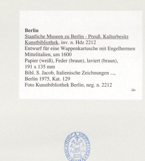 Rückseite von bh541814_recto