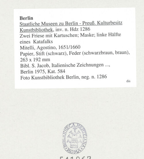 Rückseite von bh541967_recto