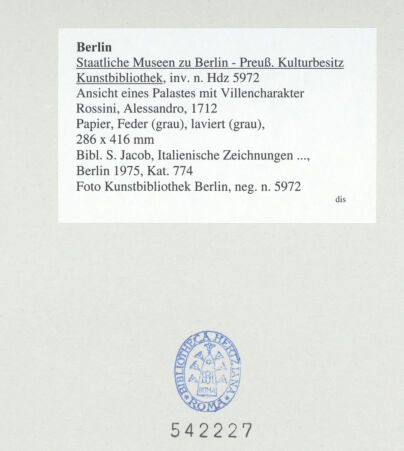 Rückseite von bh542227_recto