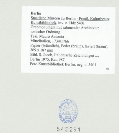 Rückseite von bh542291_recto