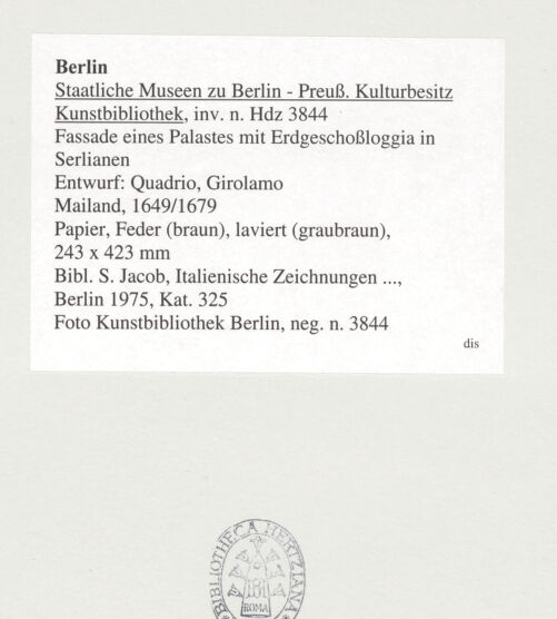 Rückseite von bh542389_recto