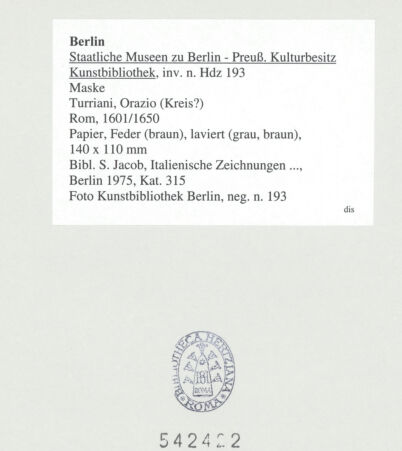 Rückseite von bh542422_recto