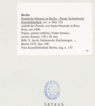 Rückseite von bh542445_recto