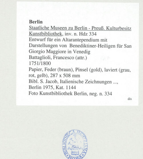 Rückseite von bh542467_recto