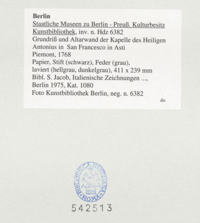 Rückseite von bh542513_recto