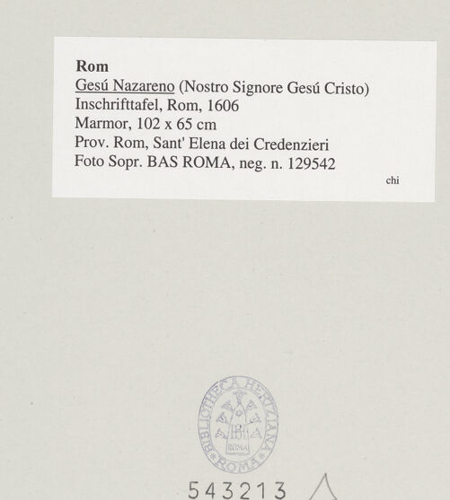 Rückseite von Sopr. BAS ROMA [https://www.deutsche-digitale-bibliothek.de/content/lizenzen/rv-ez/] Inschrifttafel - Inschrifttafel, bh543213_recto. Foto.