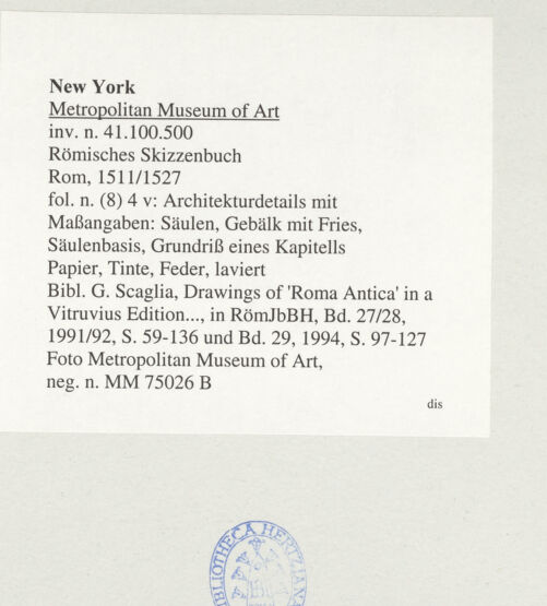 Rückseite von bh545108_recto