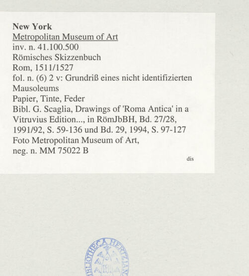 Rückseite von bh545112_recto