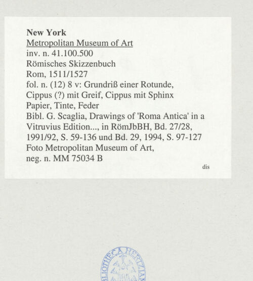 Rückseite von bh545117_recto