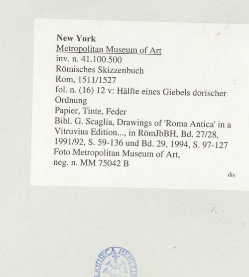 Rückseite von bh545130_recto