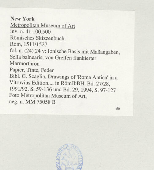 Rückseite von bh545145_recto