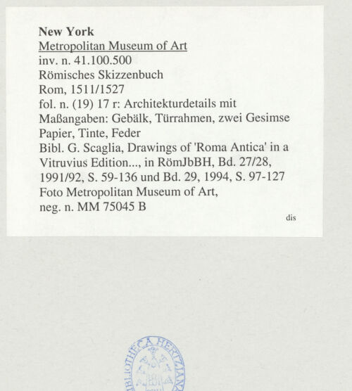 Rückseite von bh545148_recto