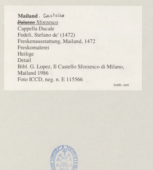 Rückseite von ICCD [https://www.deutsche-digitale-bibliothek.de/content/lizenzen/rv-ez/] FreskenausstattungHeilige - Johannes der Evangelist (?) und Petrus, bh545172_recto. Foto.