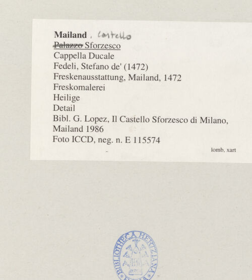 Rückseite von ICCD [https://www.deutsche-digitale-bibliothek.de/content/lizenzen/rv-ez/] FreskenausstattungHeilige - Heilige und Antonius der Große, bh545173_recto. Foto.