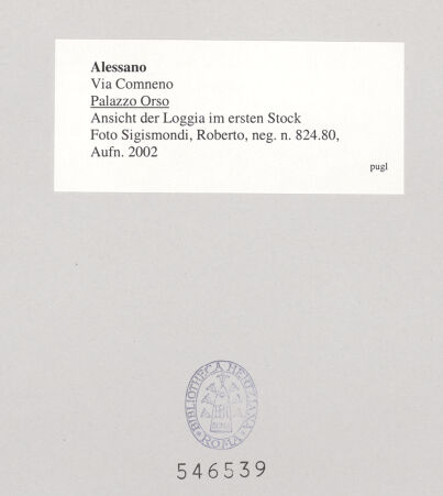 Rückseite von bh546539_recto