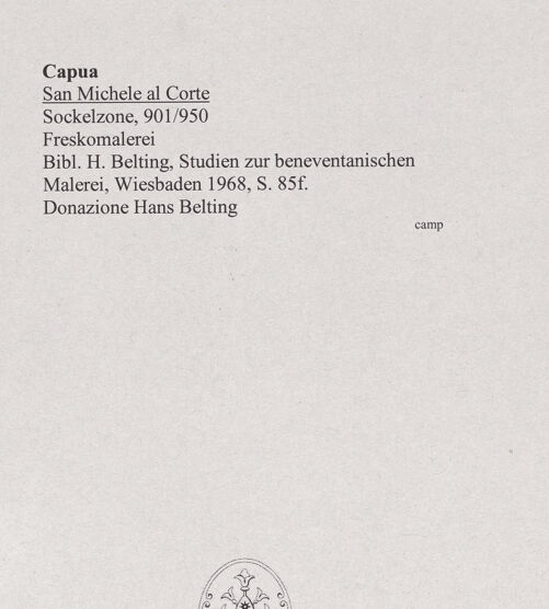 Rückseite von unbekannt [https://www.deutsche-digitale-bibliothek.de/content/lizenzen/rv-ez/] Dekoration - Westwand, Detail: Sockelzone, bh551229_recto. Foto.