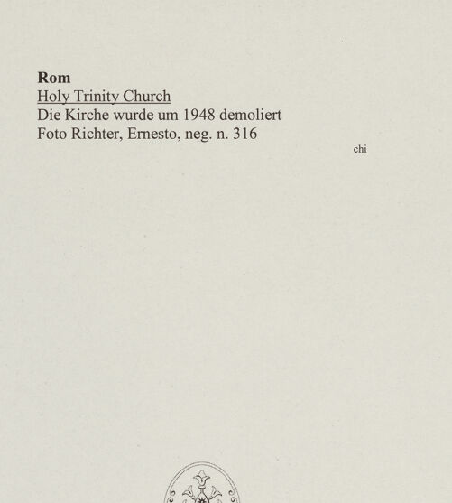 Rückseite von Richter, Ernesto [https://www.deutsche-digitale-bibliothek.de/content/lizenzen/rv-ez/] Holy Trinity Church - , bh553127_recto. Foto.