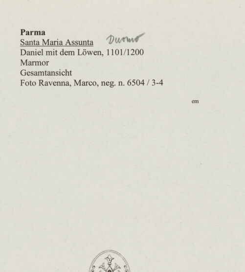 Rückseite von bh553763_recto