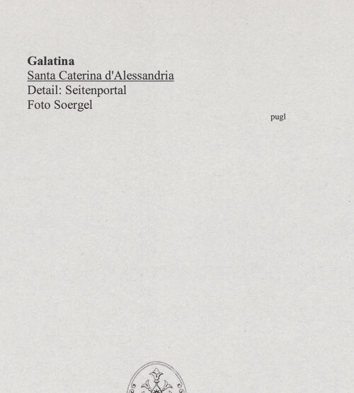 Rückseite von Soergel, Gerda [https://www.deutsche-digitale-bibliothek.de/content/lizenzen/rv-fz/] Linkes Seitenportal - Fensterrose und linkes Nebenportal, bh555328_recto. Foto: Soergel, Gerda.