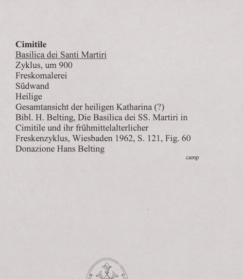 Rückseite von unbekannt [https://www.deutsche-digitale-bibliothek.de/content/lizenzen/rv-ez/] FreskenzyklusHeilige und Wanddekoration - Heilige, Detail, bh556466_recto. Foto.