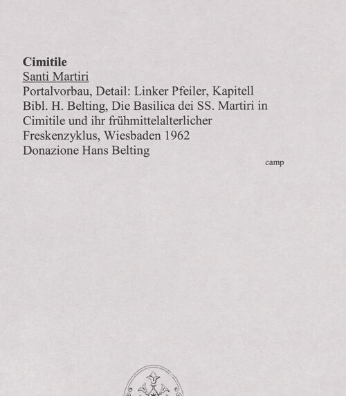 Rückseite von unbekannt [https://www.deutsche-digitale-bibliothek.de/content/lizenzen/rv-ez/] Linker Pfeiler - Detail: Kapitell, bh556474_recto. Foto.