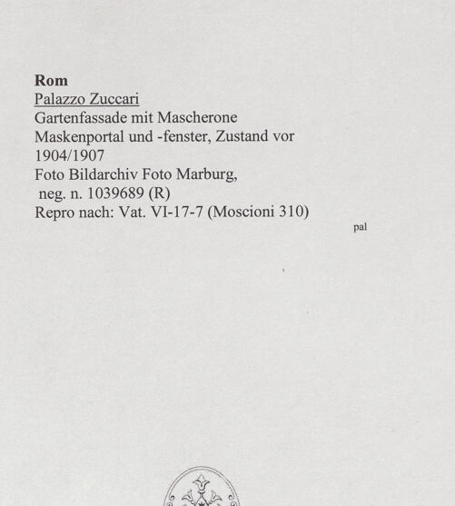 Rückseite von bh557464_recto