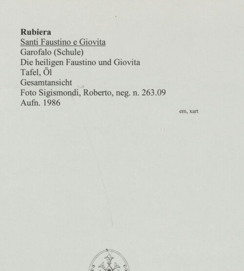 Rückseite von bh558305_recto