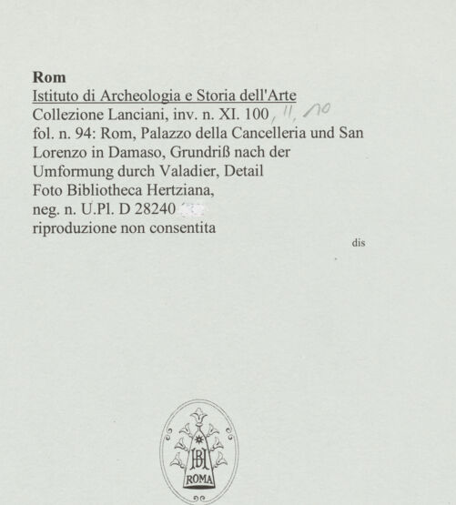 Rückseite von bh558640_recto