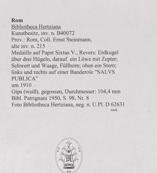 Rückseite von bh558742_recto