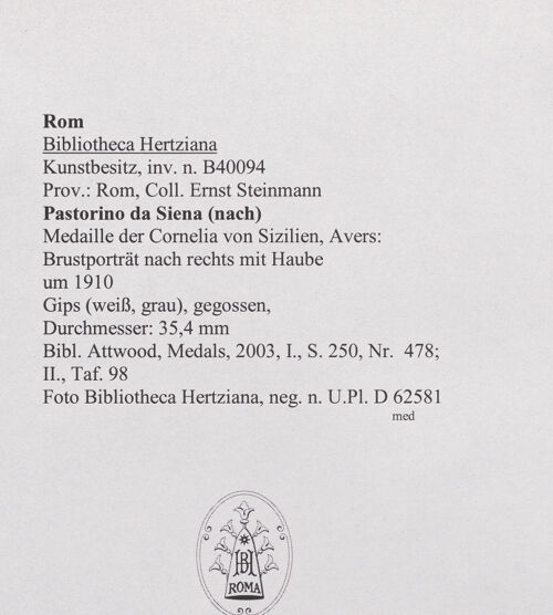 Rückseite von bh558770_recto