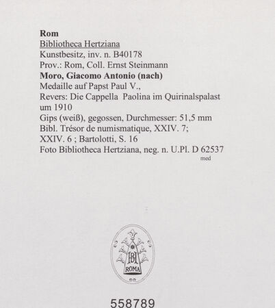 Rückseite von bh558789_recto