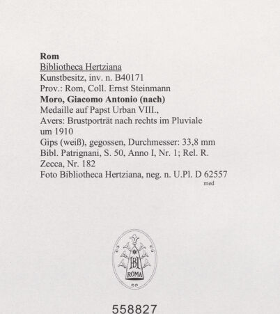 Rückseite von bh558827_recto