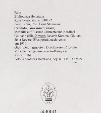 Rückseite von bh558831_recto