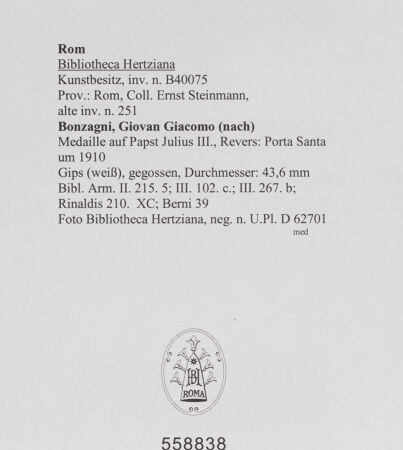 Rückseite von bh558838_recto